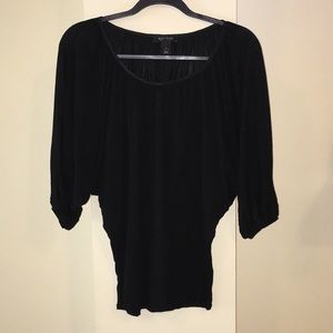 White house black market – black blouse size S